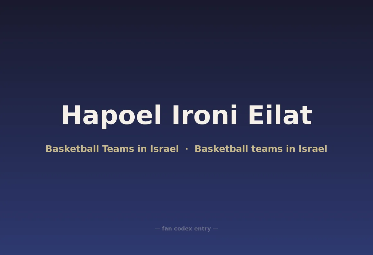 Hapoel Ironi Eilat