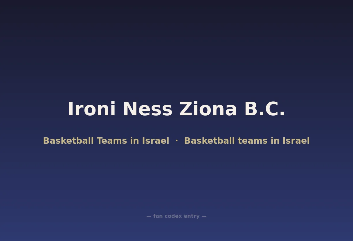 Ironi Ness Ziona B.C.